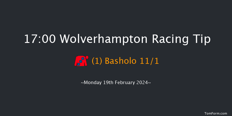 Wolverhampton  17:00 Handicap (Class 6) 6f Sat 17th Feb 2024