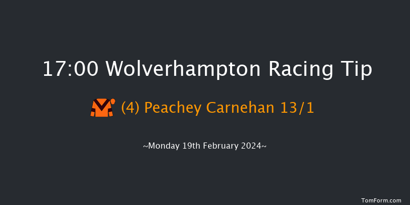 Wolverhampton  17:00 Handicap (Class 6) 6f Sat 17th Feb 2024