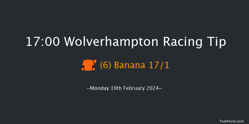 Wolverhampton  17:00 Handicap (Class 6) 6f Sat 17th Feb 2024