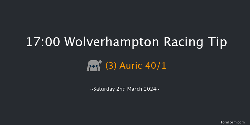 Wolverhampton  17:00 Maiden (Class 4) 6f Mon 26th Feb 2024