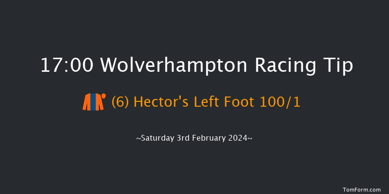 Wolverhampton  17:00 Maiden (Class 4) 6f Mon 29th Jan 2024