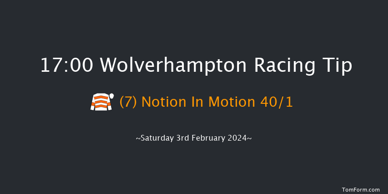 Wolverhampton  17:00 Maiden (Class 4) 6f Mon 29th Jan 2024