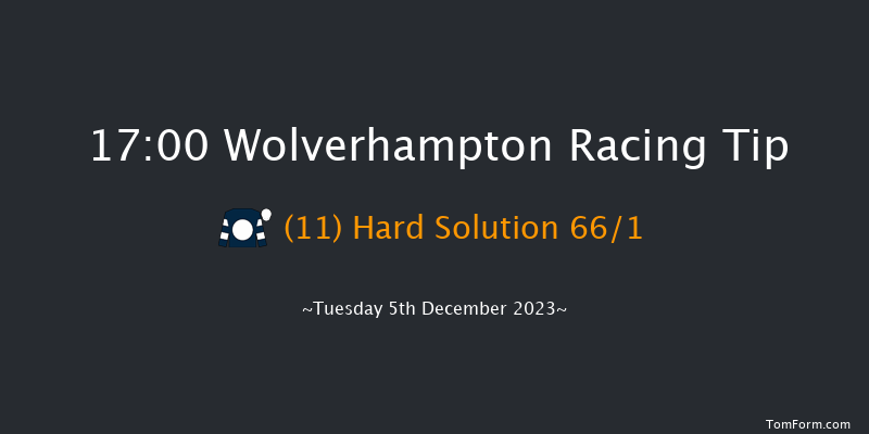 Wolverhampton 17:00 Handicap (Class 6) 6f Mon 4th Dec 2023