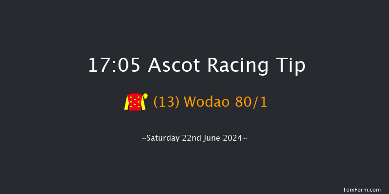 Ascot  17:05 Handicap (Class
2) 6f Thu 20th Jun 2024