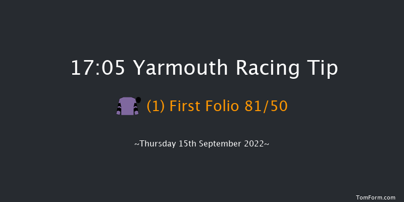 Yarmouth 17:05 Handicap (Class 3) 6f Wed 14th Sep 2022