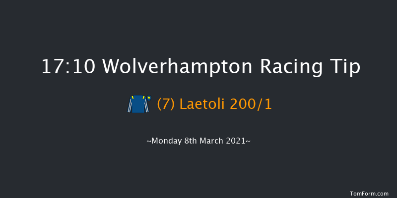 Play Ladbrokes 5-A-Side On Football Fillies' Novice Stakes Wolverhampton 17:10 Stakes (Class 5) 6f Mon 1st Mar 2021