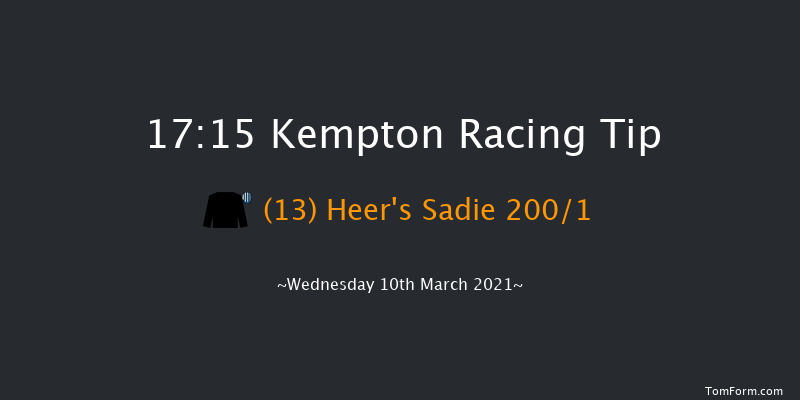 Unibet New Instant Roulette Novice Auction Stakes Kempton 17:15 Stakes (Class 5) 7f Wed 3rd Mar 2021