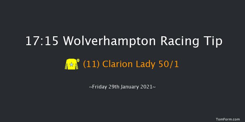 Bombardier Handicap Wolverhampton 17:15 Handicap (Class 6) 9f Tue 26th Jan 2021