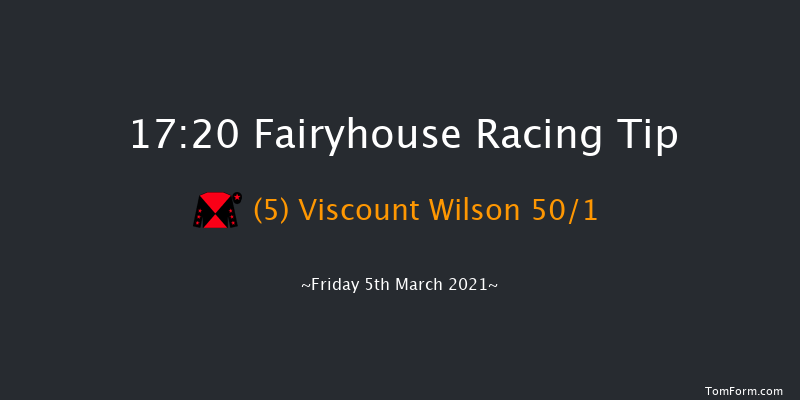 Easter Festival 3rd - 5th April Handicap Hurdle (80-95) (Div 2) Fairyhouse 17:20 Handicap Hurdle 20f Sat 27th Feb 2021