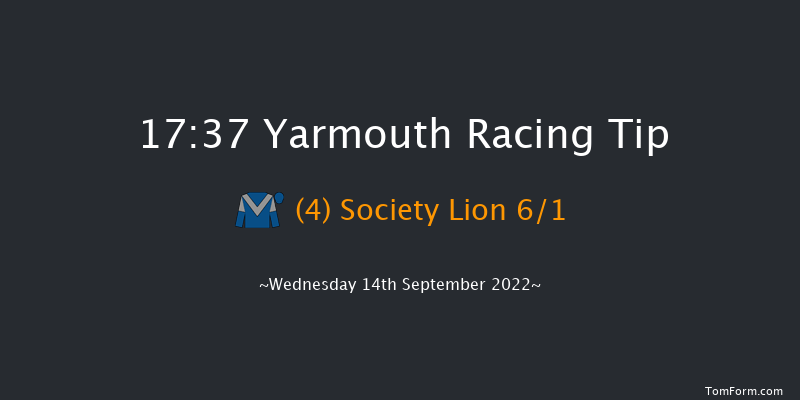 Yarmouth 17:37 Handicap (Class 4) 6f Tue 13th Sep 2022