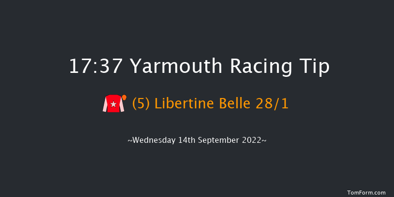 Yarmouth 17:37 Handicap (Class 4) 6f Tue 13th Sep 2022