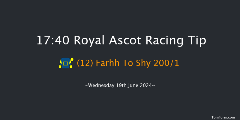 Royal Ascot  17:40 Handicap (Class 2) 8f Tue 18th Jun 2024