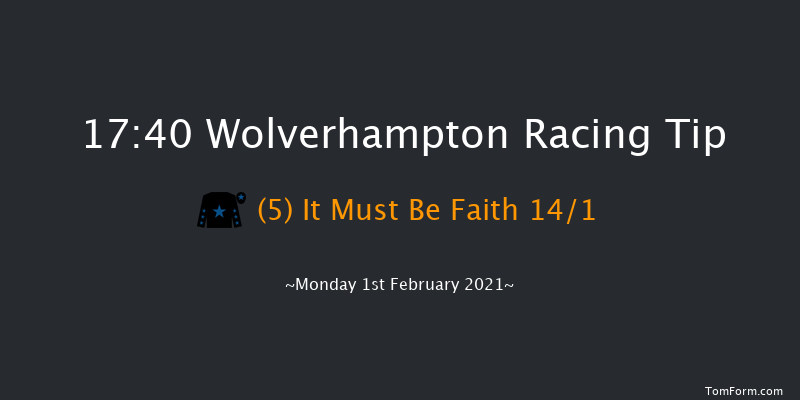 Betway Selling Handicap Wolverhampton 17:40 Handicap (Class 5) 5f Sun 31st Jan 2021