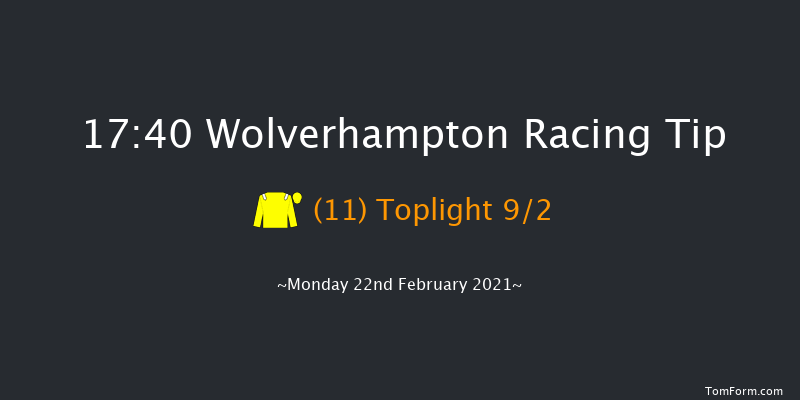 Play Ladbrokes 5-A-Side On Football Handicap Wolverhampton 17:40 Handicap (Class 6) 6f Wed 17th Feb 2021