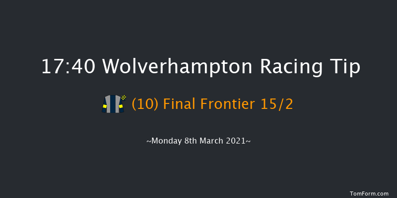 Heed Your Hunch At Betway Handicap Wolverhampton 17:40 Handicap (Class 4) 6f Mon 1st Mar 2021