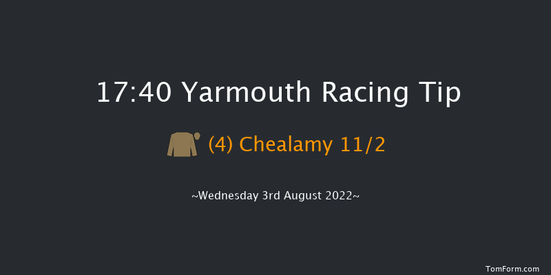 Yarmouth 17:40 Maiden (Class 5) 6f Tue 26th Jul 2022