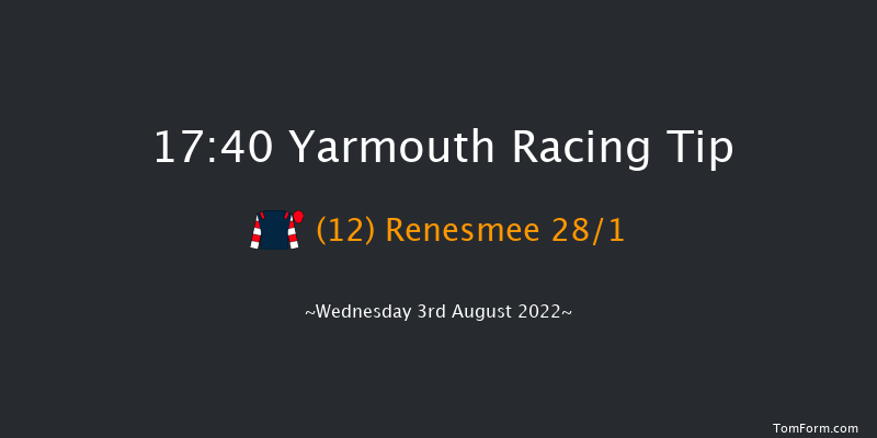 Yarmouth 17:40 Maiden (Class 5) 6f Tue 26th Jul 2022