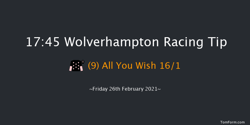 Play 4 To Win At Betway Handicap Wolverhampton 17:45 Handicap (Class 4) 7f Mon 22nd Feb 2021