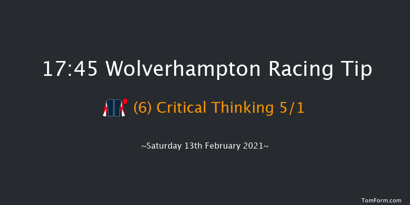 Bombardier Handicap Wolverhampton 17:45 Handicap (Class 5) 7f Wed 10th Feb 2021