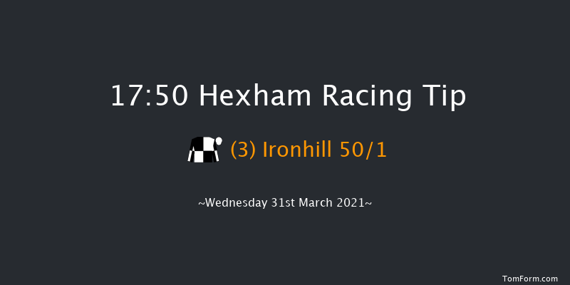 Visit attheraces.com Maiden Open NH Flat Race (GBB Race) (Div 2) Hexham 17:50 NH Flat Race (Class 5) 16f Thu 18th Mar 2021