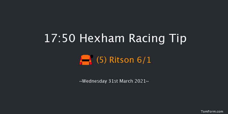 Visit attheraces.com Maiden Open NH Flat Race (GBB Race) (Div 2) Hexham 17:50 NH Flat Race (Class 5) 16f Thu 18th Mar 2021