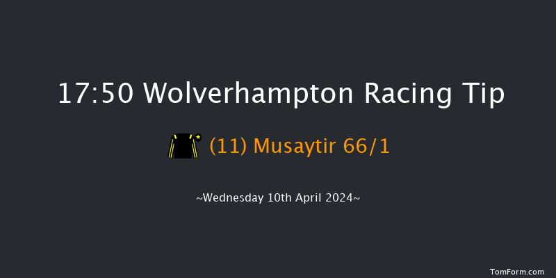 Wolverhampton  17:50 Handicap (Class 6) 6f Mon 8th Apr 2024