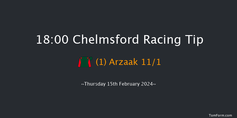 Chelmsford  18:00 Stakes (Class 6) 5f Fri 9th Feb 2024