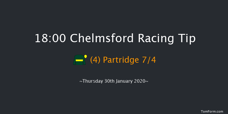 Chelmsford 18:00 Stakes (Class 4) 6f Sat 18th Jan 2020