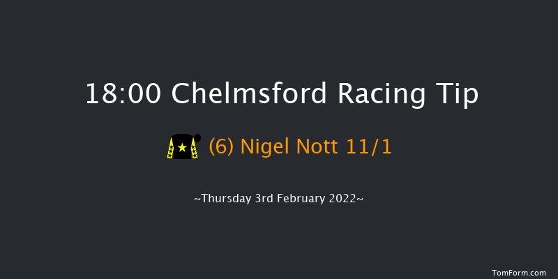 Chelmsford 18:00 Handicap (Class 3) 6f Sat 15th Jan 2022