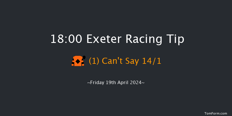 Exeter  18:00 Handicap Hurdle (Class 5) 18f Sun 7th Apr 2024