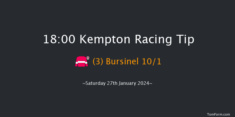 Kempton  18:00 Maiden (Class 5) 8f Wed 24th Jan 2024