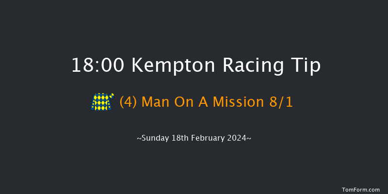 Kempton  18:00 Handicap (Class 6) 6f Wed 14th Feb 2024