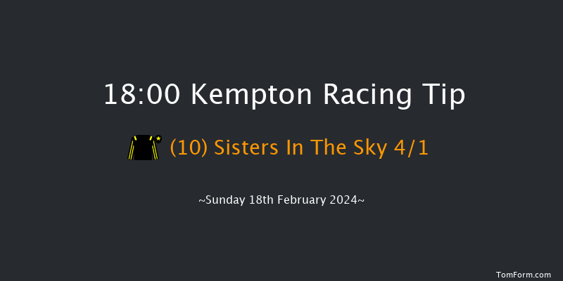 Kempton  18:00 Handicap (Class 6) 6f Wed 14th Feb 2024