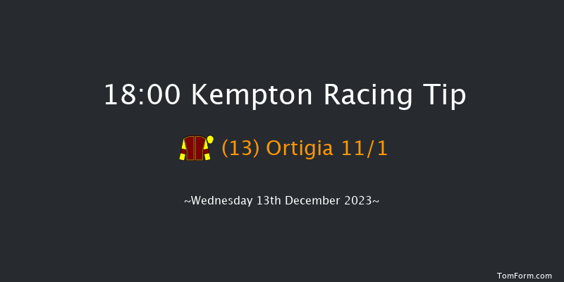 Kempton 18:00 Maiden (Class 5) 8f Wed 6th Dec 2023