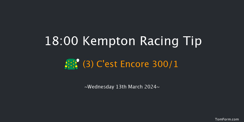 Kempton  18:00 Stakes (Class 5) 8f Wed 6th Mar 2024