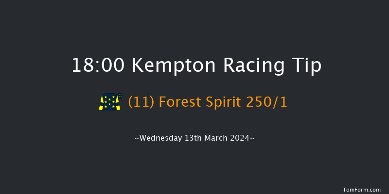 Kempton  18:00 Stakes (Class 5) 8f Wed 6th Mar 2024