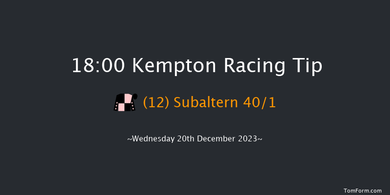 Kempton 18:00 Handicap (Class 6) 8f Wed 13th Dec 2023