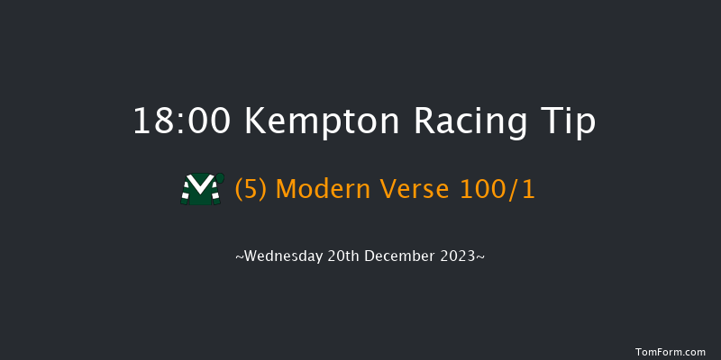 Kempton 18:00 Handicap (Class 6) 8f Wed 13th Dec 2023