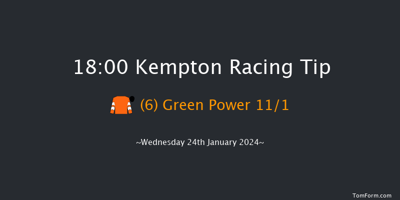 Kempton  18:00 Handicap
(Class 5) 8f Mon 22nd Jan 2024