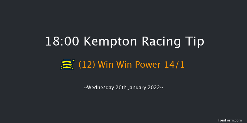 Kempton 18:00 Handicap (Class 5) 8f Mon 24th Jan 2022