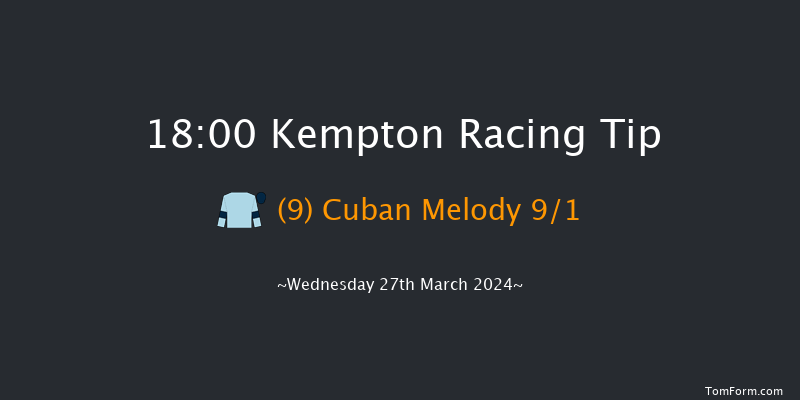 Kempton  18:00
Stakes (Class 5) 7f Sat 16th Mar 2024