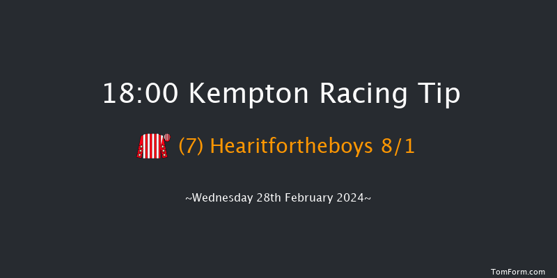 Kempton  18:00 Handicap (Class 5) 7f Sat 24th Feb 2024