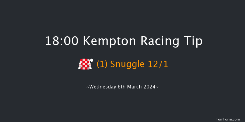 Kempton  18:00 Handicap (Class 5) 6f Sat 2nd Mar 2024