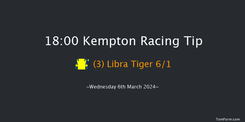 Kempton  18:00 Handicap (Class 5) 6f Sat 2nd Mar 2024