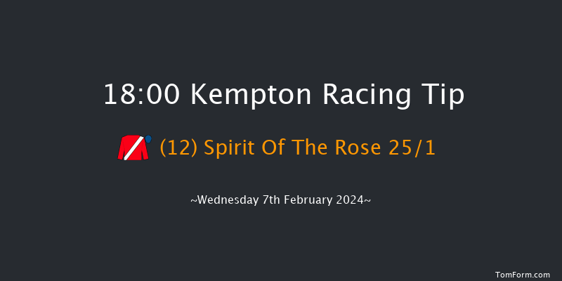 Kempton  18:00 Stakes (Class
5) 7f Sat 3rd Feb 2024