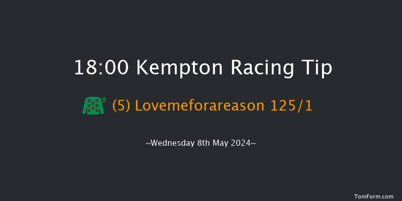 Kempton  18:00 Stakes (Class 5) 12f Mon 6th May 2024