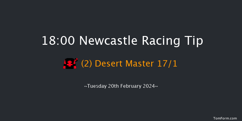 Newcastle  18:00 Handicap
(Class 6) 5f Sat 17th Feb 2024