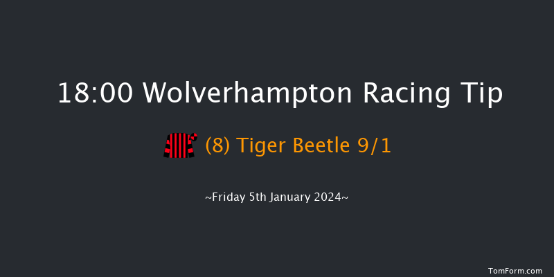 Wolverhampton 18:00 Handicap (Class 4) 9.5f Tue 2nd Jan 2024