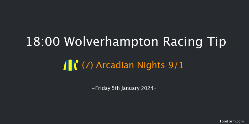 Wolverhampton 18:00 Handicap (Class 4) 9.5f Tue 2nd Jan 2024