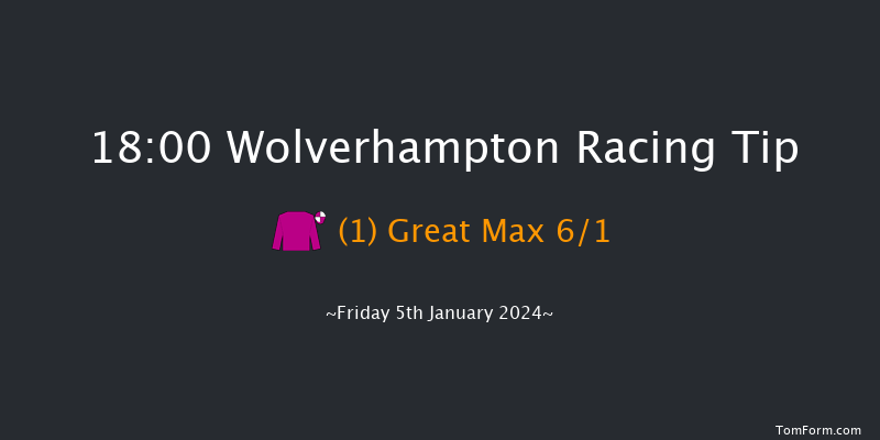 Wolverhampton 18:00 Handicap (Class 4) 9.5f Tue 2nd Jan 2024